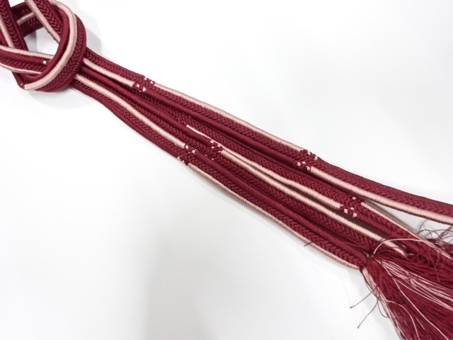 正絹　手組帯締め